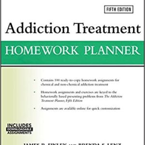 Addiction Treatment Homework Planner 5th Edition, ISBN-13: 978-1119278047