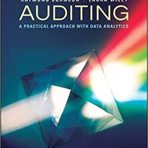 Auditing: A Practical Approach with Data Analytics, ISBN-13: 978-1119401742