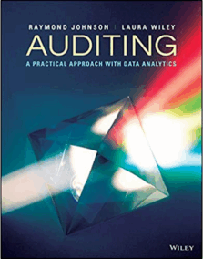 Auditing: A Practical Approach with Data Analytics by Raymond Johnson, ISBN-13: 978-1119781370