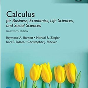 Calculus for Business, Economics, Life Sciences, and Social Sciences GLOBAL 14th Edition, ISBN-13: 978-1292266152