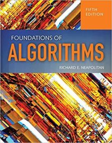 Foundations of Algorithms 5th Edition, ISBN-13: 978-1284049190