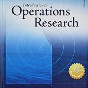Introduction to Operations Research, ISBN-13: 978-0073523453