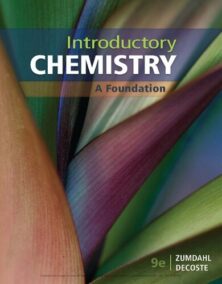 Introductory Chemistry: A Foundation 9th Edition by Steven S. Zumdahl, ISBN-13: 978-1337399425