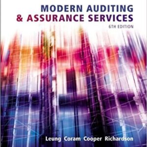 Modern Auditing and Assurance Services 6th Edition, ISBN-13: 978-1118615249