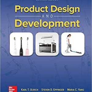 Product Design and Development (Irwin Marketing) 7th Edition, ISBN-13: 978-1260134445