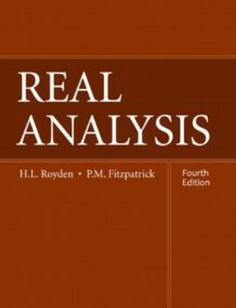 Real Analysis 4th Edition by Halsey Royden, ISBN-13: 978-0131437470