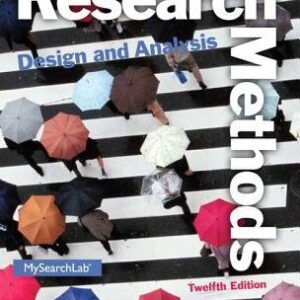 Research Methods, Design, and Analysis 12th Edition by Larry Christensen, ISBN-13: 978-0205961252