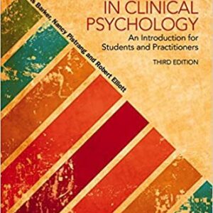 Research Methods in Clinical Psychology: An Introduction for Students and Practitioners 3rd Edition, ISBN-13: 978-1118773208
