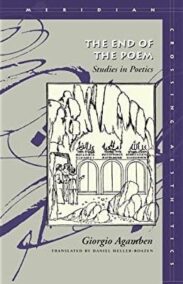 The End of the Poem: Studies in Poetics 1st Edition by Giorgio Agamben, ISBN-13: 978-0804730211