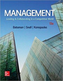 Management Leading & Collaborating in a Competitive World 13th Edition