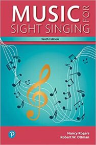 Music for Sight Singing 10th Edition by Nancy Rogers